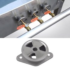 화로 공기조절 부품 1p 공기혼합관 업소용간텍기 화로 ye2*051Cw, 실버 1개, 1개