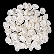 화이트 라텍스 손가락 보호 슬리브 네일 재료 타투 스튜디오, 1개, 기본