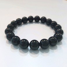 每日出貨 【黑碧璽手串】9.8mm