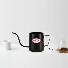 (홈아트) 저그형(테프론)드립포트600ml-블랙, 1개