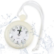 팥들 탁상 벽걸이 겸용 시계 목욕탕시계, 핑크