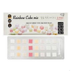 칼슘쏙쏙 큐브치즈 레이보우 믹스, 80g, 1개