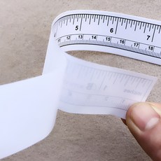 접착식 붙이는 줄자 미싱 재봉틀 눈금 스티커, 접착식 줄자, 1