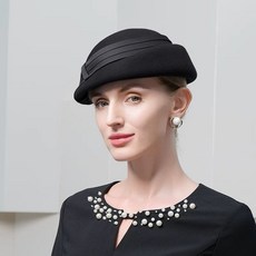 영국 귀부인 어부 모직 밀짚 야외 유럽풍 교회, H. 검정