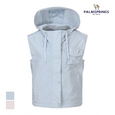 [팜스프링스] 여성 후드디자인 집업베스트_SWVL232656