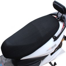 3D 에어홀 스몰메쉬 오토바이 시트커버(XXL) (블랙), 1개, 상세정보참조