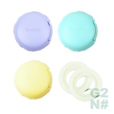 지투앤샵 테이프 휴대용테이프, 리필 2입