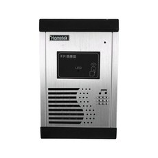 Hometek防水型單按鍵Mifare感應門口機 防水耐用 操作簡便, 1個, HEP-15HRM1