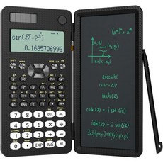 업그레이드된 991ES Plus Desktop Scientific Calculator 지울 수 있는 LCD 필기 태블릿이 포함된 ROATEE 멀티뷰 4라인 디스플레이 학교용 메, 82 MS