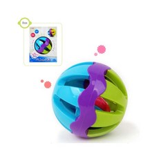 유아 장난감 방울소리 딸랑이공 감각발달 호기심자극 집중력, 1개