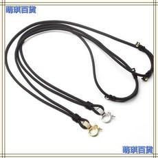 臺灣出貨佛管專用掛繩天珠橫著掛吊墜繩泰國佛牌吊墜專用繩快拆扣手工編織, 金色 單掛, 1個