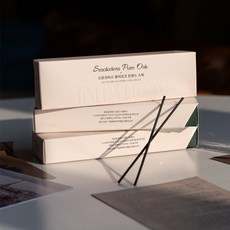 인테이션 스모크리스 퓨어오크 인센스 스틱 자연향 명상 실내방향제 연소형 55개입 211136, 인센스 스틱 (단품)211136, (연기O)미드나잇 사일런스