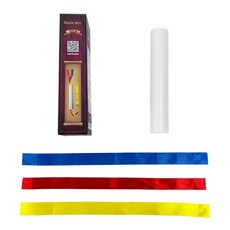 JL매직 세 가지 색상의 끈이 하나로 연결되어 나오는 마술 페이퍼롤(Paper roll) *플라스틱재질, 1세트