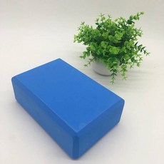 1Pc 요가 블록 폼 운동 벽돌 필라테스 스트레치 물구나무서기 미끄럼 방지 체조, Blue