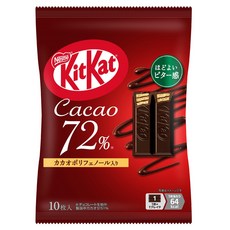 Nestle 雀巢 KitKat 含72%可可可可多酚 10入, 1個