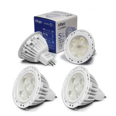 Cityo LED MR16 컨버터 외장형 램프 5W, 주광색, 2개