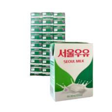 서울우유 멸균우유, 24개, 200ml