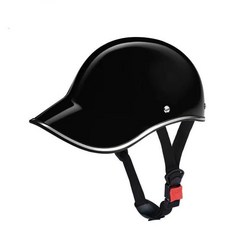 해피유통 빈티지 오리 혀 헬멧 자전거 헬멧 사계절 안전모 참외 바가지 헬멧 jhzhq, 무료, 라이트블랙