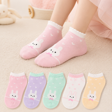 푸밍 5족 국산 아동 여름 망사 양말/아기/아동/유아/키즈/남아/여아/어린이/유치원/어린이집/답례품
