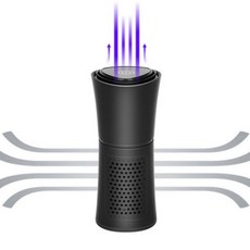 공기순환 헤파필터 차량 공기청정기 무드등 탁상용 자동차공기청정기, 단품