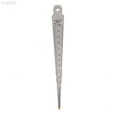 스테인리스 테이퍼 게이지 15mm 노기스 용접게이지 마이크로미터 원뿔형게이지 웰딩게이지, 1개, 1개입