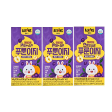 (임박특가) 엘빈즈 매일매일 변하는 습관 푸룬이지, 140g, 3개