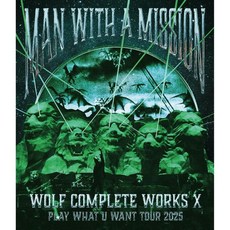 맨 위드어미션 블루레이 디스크 DVD Wolf Complete Works X MAN WITH A 15th MISSION PLAY WHAT U WANT 투어 2025 통상반 B, 맨 위드어미션 블루레이 디스크 DVD Wolf Comp