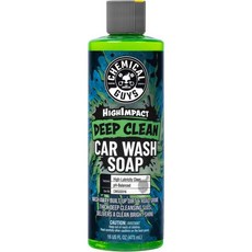 케미컬 가이즈 하이 임팩트 세차 비누 두꺼운 고윤활성 비누가 포함된 딥 클리닝 차량용 샴푸 페인트 클리어 코트 휠 및 외부 표면용 - 16 Fl Oz
