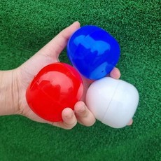 60x70mm 전체불투명 뽑기캡슐 3종 행사 가챠 추첨볼, 60x70레드 (1개입), 1개