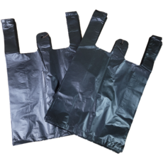 청지기몰 쇼핑 손잡이 봉투 3호(28x46cm)-검정(200매), 10L, 1세트