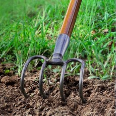 큰손갈퀴 세트 (밭고르기 낙엽 잡초 넝쿨 제거 땅고르기용 농기구), 1개