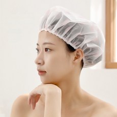 샤워캡 헤어캡 비닐 방수 샴푸캡 머리캡 수면용, 3-비닐헤어캡-옐로우, 5개