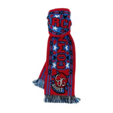 꼼데가르송셔츠 인타르시아 니트 프린지 스카프