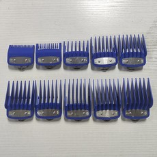10PCS 트리머 헤어 클리퍼 도구 이발 제한 범용 가이드, 10pcs Blue