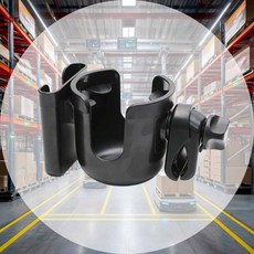 유모차 컵홀더 핸드폰거치대 회전 전동킥보드 용품 젖병 수납 음료