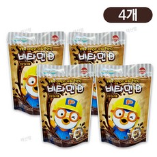 베베모린 뽀로로 데일리 초코맛 비타츄잉정 비타민D, 52.5g, 4개