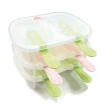 派樂 雪人造型DIY製冰棒盒 奶嘴冰 製冰器 冰棒模具製冰盒 雪糕模型 冰棒模型 通過SGS耐冷測試, 1個