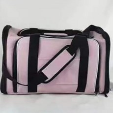 可登機寵物航空箱 貓咪外出旅行包 狗狗便攜透氣軟包 加厚墊子, 粉,46*28*28cm(18.11*11.02*11.02in, 1個