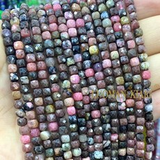 석면 처리 큐브 사각형 스페이서 비즈 쥬얼리 만들기 귀걸이 팔찌 참, 1개