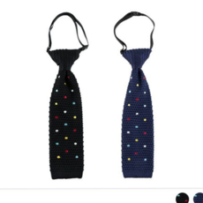 유아 넥타이 컬러 도트 어린이 아동 넥타이 니트 정장