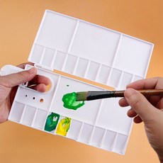 아크릴 미술 팔레트 물감 그림 화방 도구 미술용품