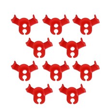 20 100PCS 식물 클램프 벤딩 장치 덩굴 지원 가지 성장 훈련 줄기 클립 제어 벤더, Red, Red