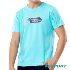 MISPORT 台灣製專利呼吸設計 尋求挑戰羽球衣 機能運動衫 排汗吸濕透氣T恤 (2色)