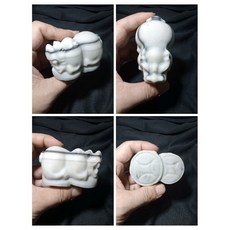 晶棋 太極玉招財貔貅擺件, 1個, 4號 49x78x49mm 296g