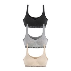 MONOTONO 棉質無鋼圈內衣 3入