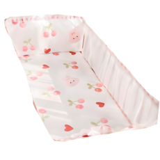 透氣網眼3D防撞純棉嬰兒床圍