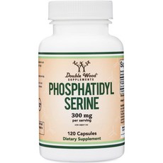 더블우드 포스파티딜세린 Phosphatidylserine 300mg 120캡슐