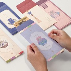 모노라이크 전통 현금 봉투, 노리개1, 5개