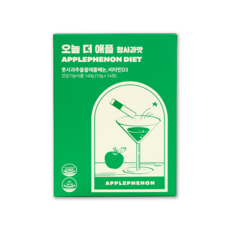칼로비스 오늘 더 애플 청사과맛 애플페논 체지방 뱃살관리 다이어트보조제, 140g, 1박스