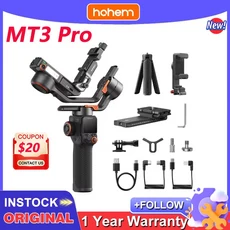 호헴 iSteady MT3/MT3 Pro/MT3 Pro Kit AI 카메라 짐벌 스태빌라이저 (CCT RGB 조명 터치스크린 포함) DSL, 03 MT3 Pro